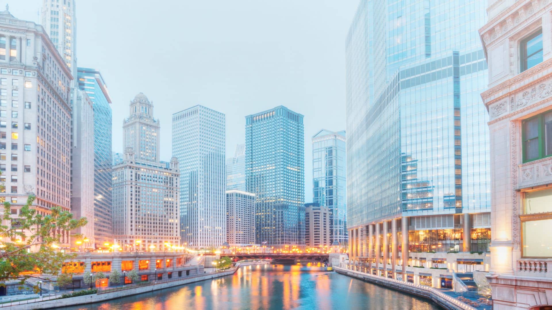 Chicago skyline CRO Summit