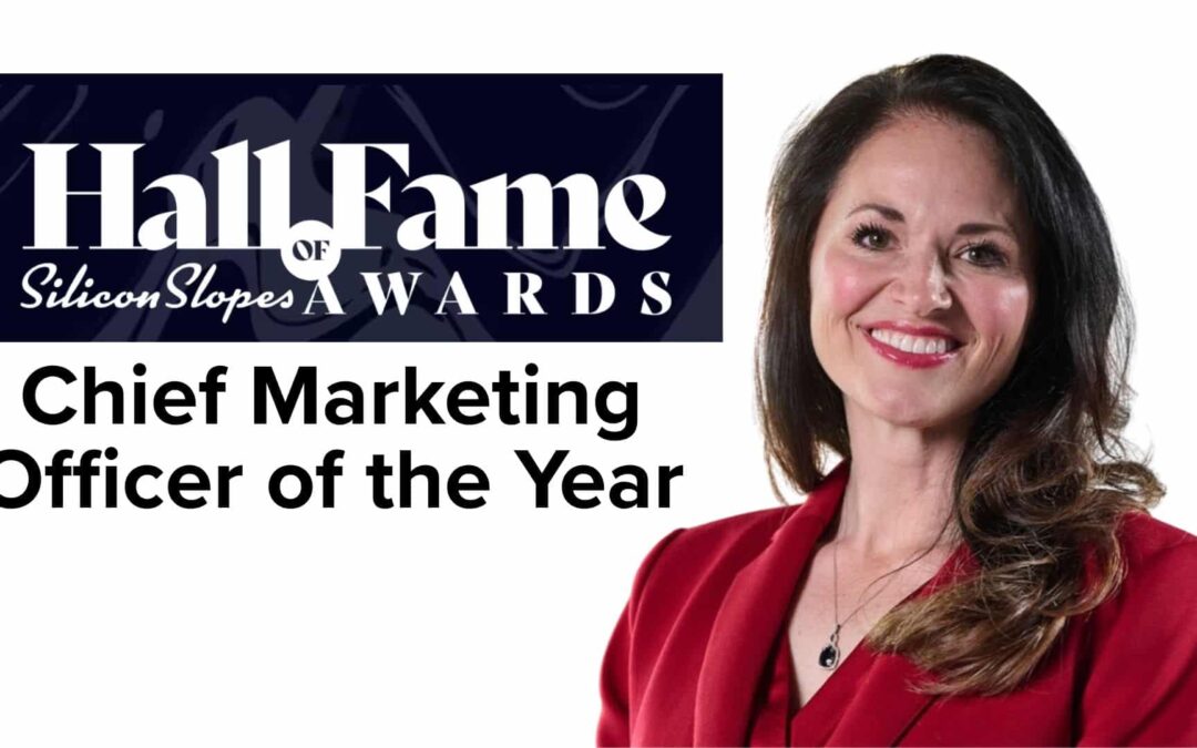 Amy Cook Named CMO of the Year at the Silicon Slopes HOF Gala