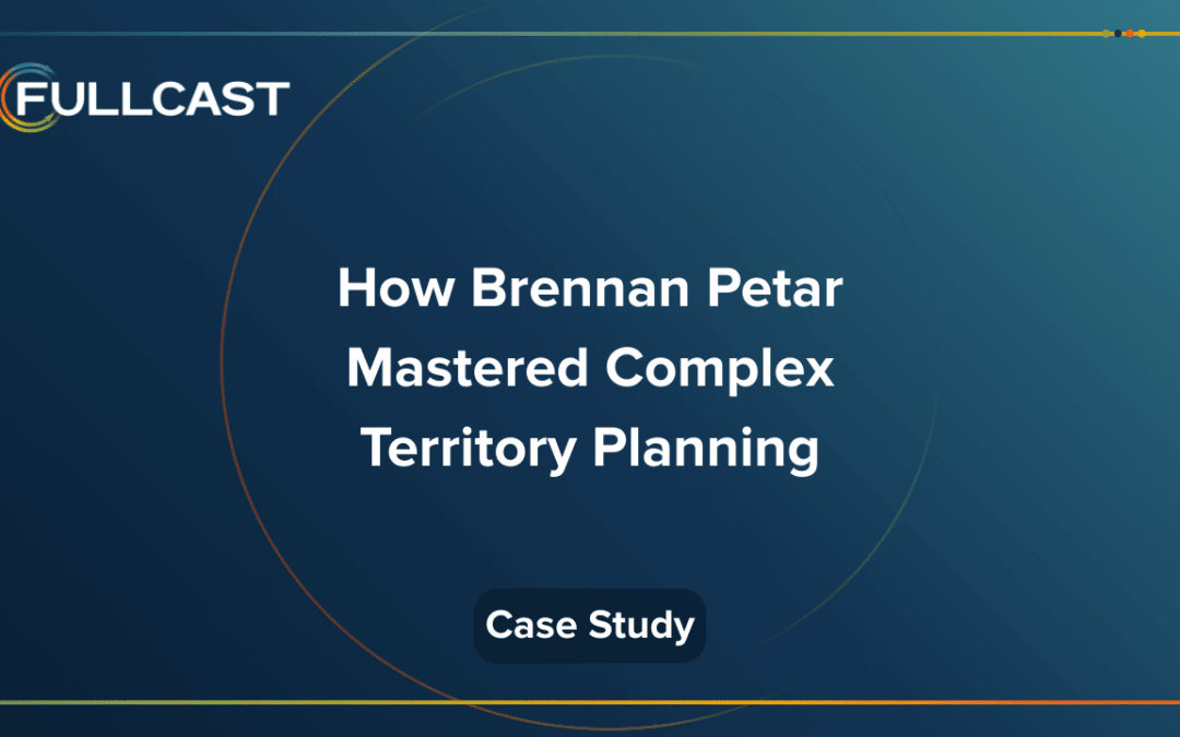 How Brennan Petar Mastered Complex Territory Planning
