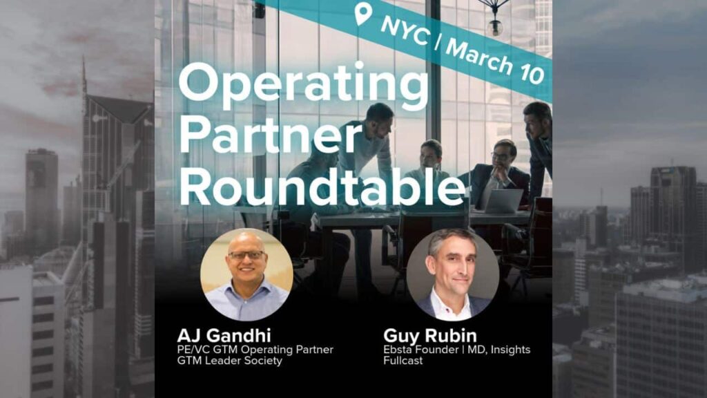 PE/VC Roundtable on Sales Productivity + Breakfast (NYC)