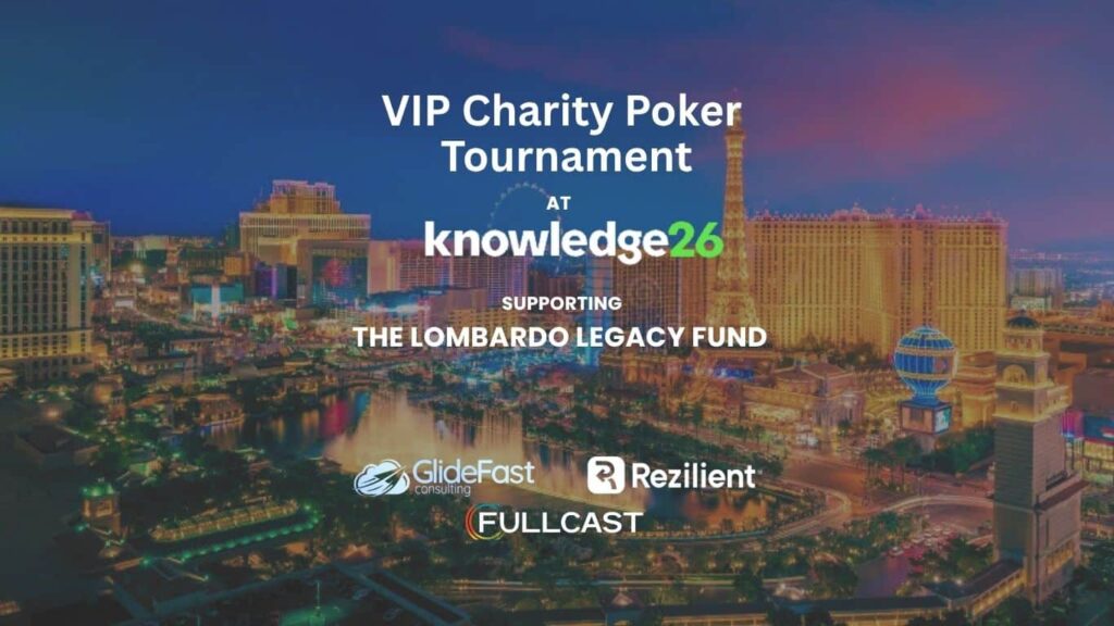 Charity Poker Event at ServiceNow Knowledge26