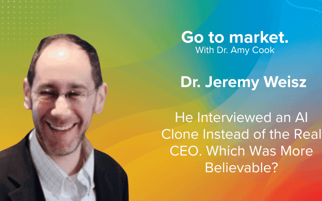 Dr. Jeremy Weisz: He Interviewed an AI Clone Instead of the Real CEO. Which Was More Believable?